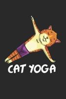 Katze Yoga Notizbuch