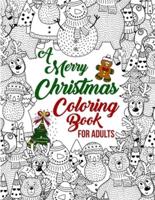 A Merry Christmas Coloring Book For Adults