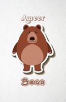Ameer Bear A5 Lined Notebook 110 Pages