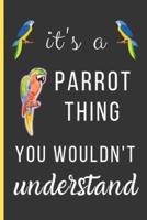 It's a Parrot Thing You Wouldn't Understand