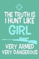 The Truth Is I Hunt Like Girl Very Armed Very Dangerous