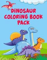 Dinosaur Coloring Book Pack