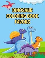 Dinosaur Coloring Book Favors