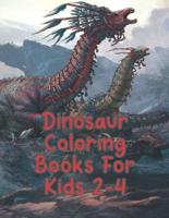 Dinosaur Coloring Books For Kids 2-4