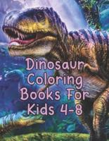 Dinosaur Coloring Books For Kids 4-8