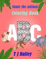 Name the Animal Coloring Book