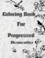 Coloring Book For Progressed Dementia