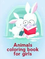 Animals Coloring Book For Girls