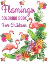 Flamingo Coloring Book for Children