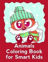 Animals Coloring Book For Smart Kids