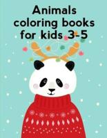 Animals Coloring Books For Kids 3-5