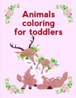 Animals Coloring For Toddlers