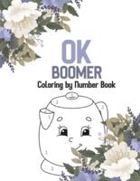 OK Boomer Coloring by Number Book