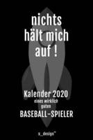 Kalender 2020 Für Baseball-Spieler