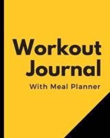 Workout Journal With Meal Planner