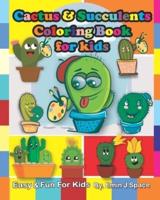 Cactus & Succulents Coloring Book for Kids