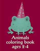 Animals Coloring Book Ages 2-4