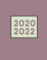 2020-2022 Monthly Planner
