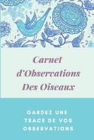 Carnet D'observations Des Oiseaux