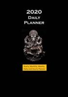 2020 Daily Planner Black Ganesha