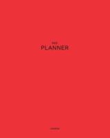 Undated Red Planner