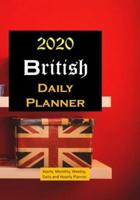 British 2020 Daily Planner