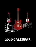 Guitar 2020 Calendar