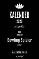 Kalender 2020 Für Bowling Spieler
