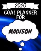 2020 Goal Planner For Madison