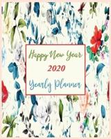 Happy New Year 2020 Yearly Planner