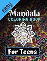Easy Mandala Coloring Books for Teens