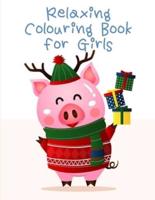 Relaxing Colouring Book For Girls