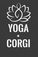 Yoga + Corgi