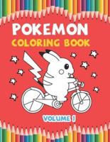 Pokemon Coloring Book Volume 1