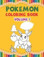 Pokemon Coloring Book Volume 1