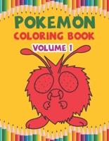 Pokemon Coloring Book Volume 1