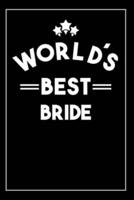 Worlds Best Bride Groom