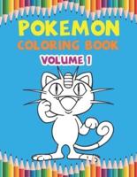 Pokemon Coloring Book Volume 1