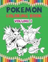 Pokemon Coloring Book Volume 1