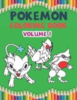 Pokemon Coloring Book Volume 1