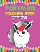 Pokemon Coloring Book Volume 1