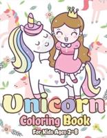 Unicorn Coloring Book for Kids Ages 2-8: Magical Unicorn Coloring Books for Girls, Fun and Beautiful Coloring Pages Birthday Gifts for Kids