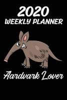 2020 Weekly Planner Aardvark Lover