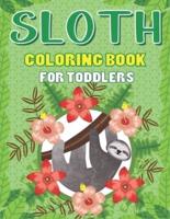 Sloth Coloring Book for Toddlers
