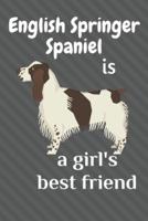 English Springer Spaniel Is a Girl's Best Friend