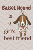 Basset Hound Is a Girl's Best Friend