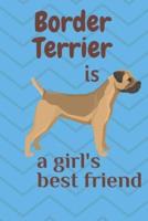 Border Terrier Is a Girl's Best Friend