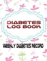 2020 Diabetes Weekly Planner