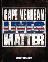 Cape Verdean Lives Matter Undated Planner