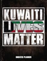 Kuwaiti Lives Matter Undated Planner